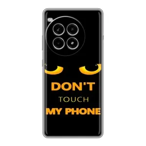 Чехол с Прикольным принтом на OnePlus Ace 3 Pro (Не трогай мой телефон)