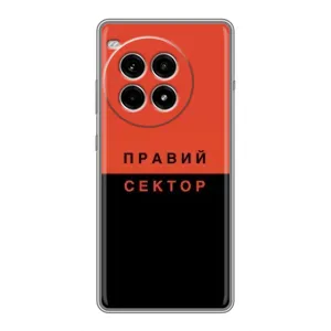 Чехлы УПА (Красно-Чёрный) на OnePlus Ace 3 Pro (Правый Серктор)