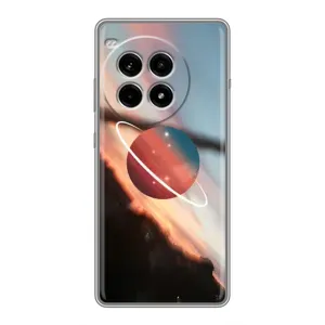 Чехол (ТПУ) с планетами на OnePlus Ace 3 Pro (Сатурн)