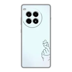 Чехлы (Знак сердечка) на OnePlus Ace 3 Pro (Сердце на голубом)