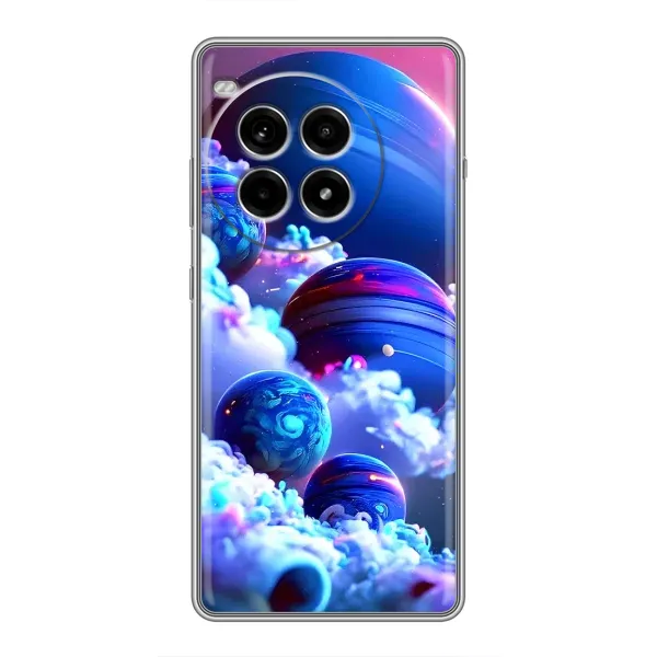 Чехол с рисунком «Синие планеты» для OnePlus Ace 3 Pro Чехол с рисунком «Синие планеты» для OnePlus Ace 3 Pro