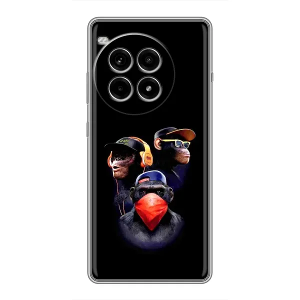 Чехол с рисунком «Три обезьяны» для OnePlus Ace 3 Pro Чехол с рисунком «Три обезьяны» для OnePlus Ace 3 Pro