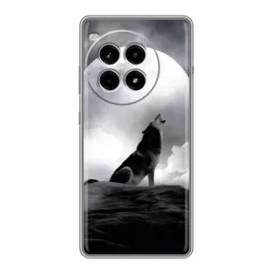 Чехол с Волком на OnePlus Ace 3 Pro (Волк и луна)