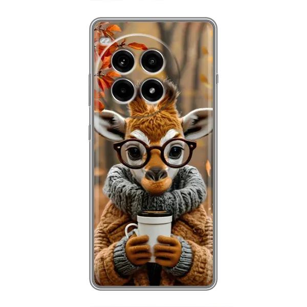 Чехол с рисунком «Жираф с кофе» для OnePlus Ace 3 Pro Чехол с рисунком «Жираф с кофе» для OnePlus Ace 3 Pro