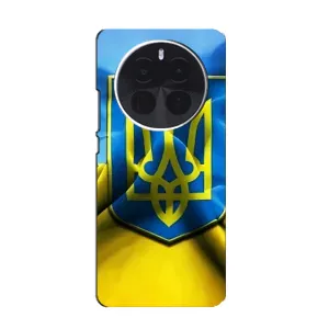 Чехол с картинкой (Патриотический ГЕРБ) на OnePlus Ace 5 Pro (Герб и Флаг Украины)