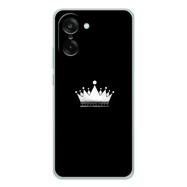 Чехол с рисунком «Белая корона» для OnePlus Ace 5 Racing Чехол с рисунком «Белая корона» для OnePlus Ace 5 Racing