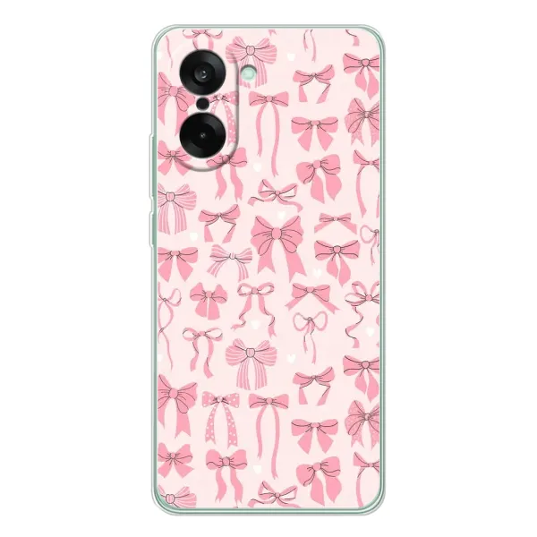 Чехол с рисунком «Фон бантики» для OnePlus Ace 5 Racing Чехол с рисунком «Фон бантики» для OnePlus Ace 5 Racing