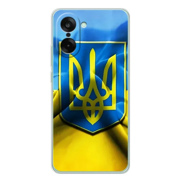 Чехол с рисунком «Герб и Флаг Украины» для OnePlus Ace 5 Racing Чехол с рисунком «Герб и Флаг Украины» для OnePlus Ace 5 Racing