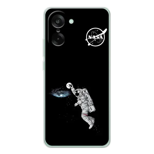 Чехол с рисунком «Космонавт баскетболист» для OnePlus Ace 5 Racing Чехол с рисунком «Космонавт баскетболист» для OnePlus Ace 5 Racing