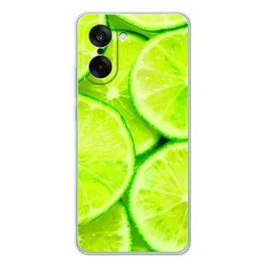 Чехол с изображением вкусной еды для OnePlus Ace 5 Racing (Лайм)