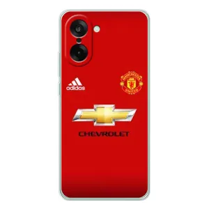 Силиконовые Чехлы принт Футбол на OnePlus Ace 5 Racing (Man United)