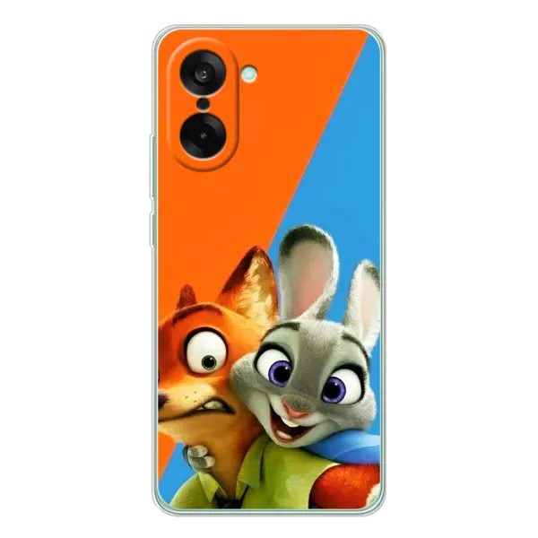 Чехол с рисунком «Ник и Хопс» для OnePlus Ace 5 Racing