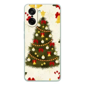 Чехол Новогодняя Елка на OnePlus Ace 5 Racing (Новогодний принт)