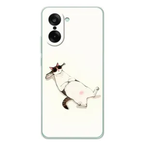 Чехол на тематику: Коты для OnePlus Ace 5 Racing (Отдых)