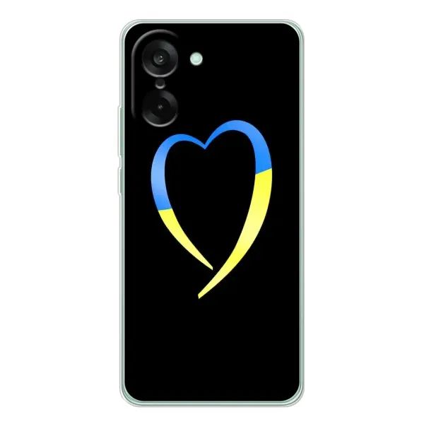 Чехол с рисунком «Украинское сердце» для OnePlus Ace 5 Racing Чехол с рисунком «Украинское сердце» для OnePlus Ace 5 Racing