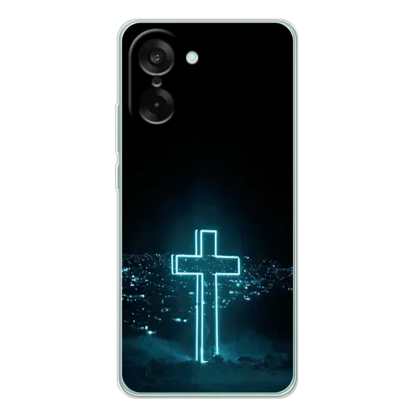 Чехол с рисунком «Яркий Крест» для OnePlus Ace 5 Racing Чехол с рисунком «Яркий Крест» для OnePlus Ace 5 Racing