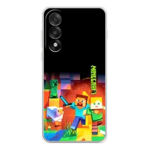 Чехлы для OnePlus Ace 5 Ultra (Персонажи Майн Крафт) (Герой Майнкрафт)