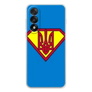 Чохол з картинкою (Патріотичний ГЕРБ) на OnePlus Ace 5 Ultra (Герб - супер герой)