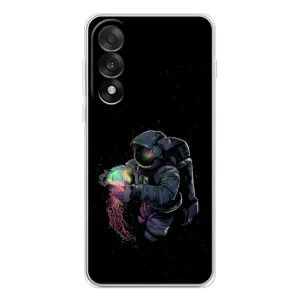 Силиконовый Чехол с принтом "Космонавты" на OnePlus Ace 5 Ultra (В руках земля)