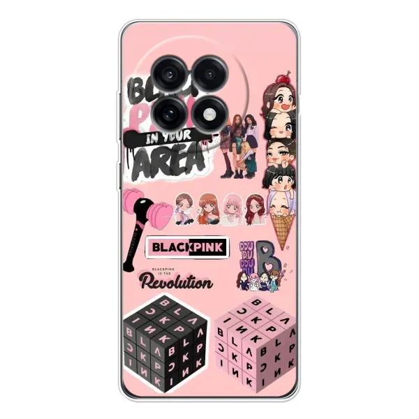 Чехол с рисунком «BLACK PINK коллаж» для OnePlus Ace 5 Чехол с рисунком «BLACK PINK коллаж» для OnePlus Ace 5