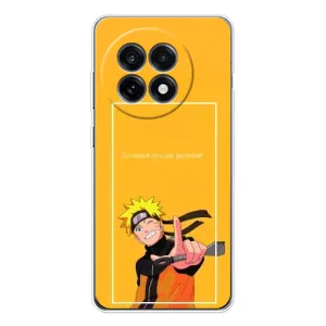 Чехлы с принтом Наруто на OnePlus Ace 5 (Даттебаё)