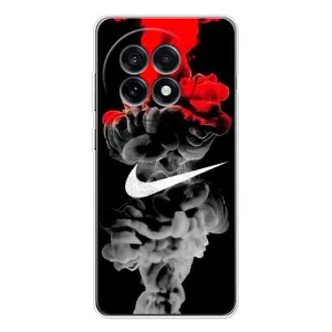 Силиконовый Чехол на OnePlus Ace 5 с картинкой Nike (Nike дым)