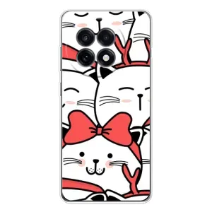 Бампер з зображенням Котиків для О OnePlus seitige 5 (Новорічні котики)