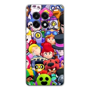Силиконовый Чехол на OnePlus Ace 5 с картинкой Brawl Stars (Персонажи)