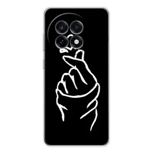 Чохол (Знак сердечка) для OnePlus Ace 5 (Сердечко на чорному)