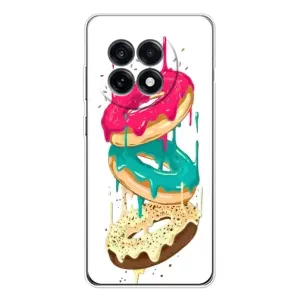Чехол с изображением вкусной еды для OnePlus Ace 5 (Сочные пончики)