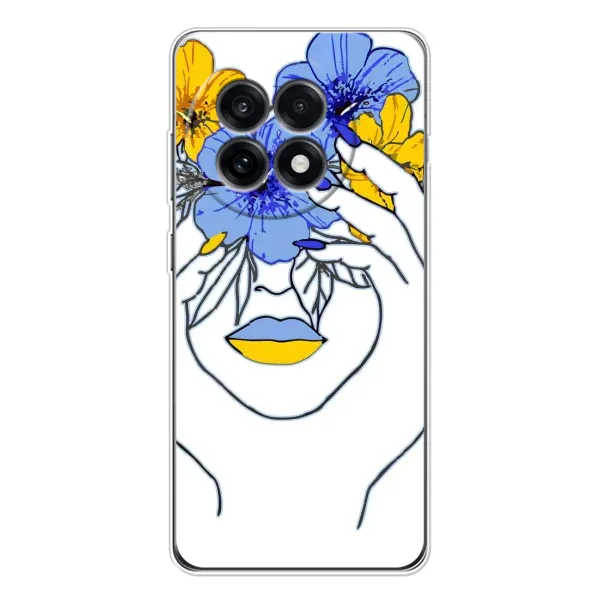 Чехол с рисунком «Украинка на всю голову» для OnePlus Ace 5 Чехол с рисунком «Украинка на всю голову» для OnePlus Ace 5