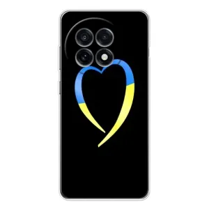 Силіконовий Чохол на OnePlus Ace 5 (Я-Україна) (Українське серце)