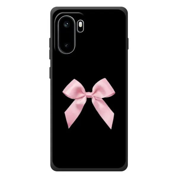 Чехол с рисунком «Бант на черном» для OnePlus Ace 6