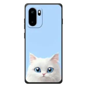 Чехол на тематику: Коты для OnePlus Ace 6 (Белый кот)
