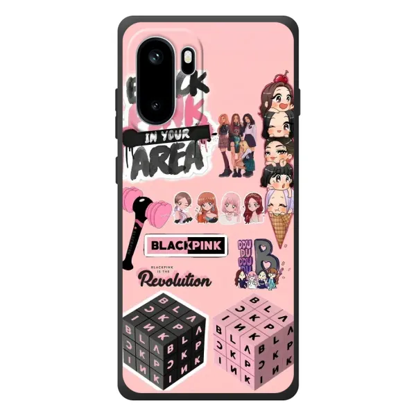 Чехол с рисунком «BLACK PINK коллаж» для OnePlus Ace 6