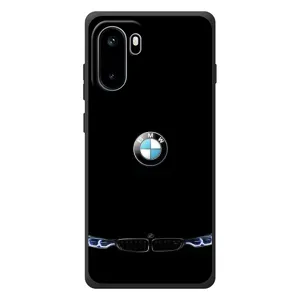 Силіконовий бампер з картинкою машини на OnePlus Ace 6 (Чорний BMW)