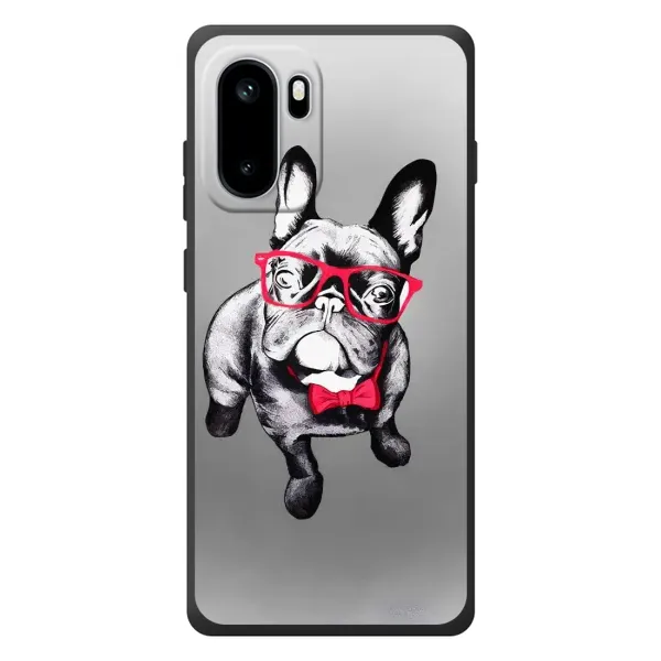 Чехол с рисунком «Бульдог в очках» для OnePlus Ace 6 Чехол с рисунком «Бульдог в очках» для OnePlus Ace 6