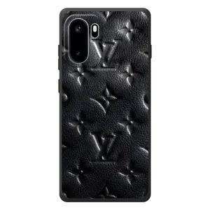 Текстурный Чехол Louis Vuitton для ВанПлюс Эйс 6 (Черный ЛВ)