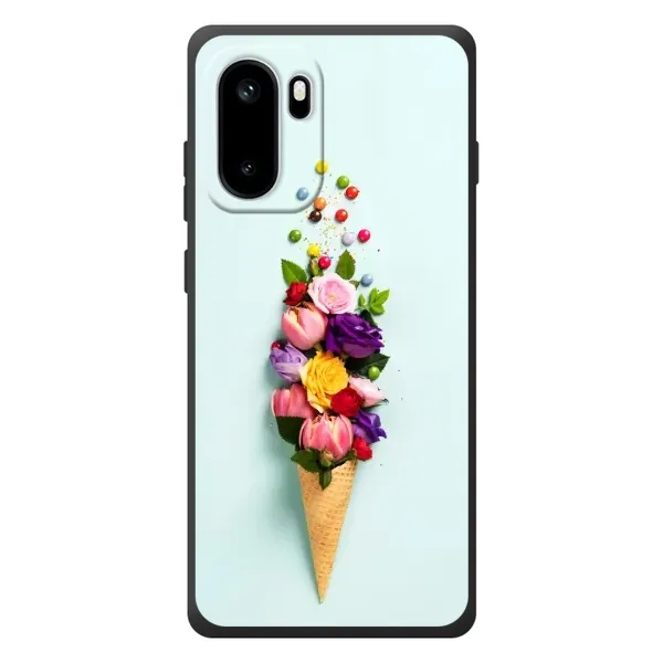 Чехол с рисунком «Цветок-мороженное» для OnePlus Ace 6 Чехол с рисунком «Цветок-мороженное» для OnePlus Ace 6