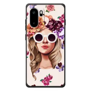Чехол с картинкой Модные Девчонки OnePlus Ace 6 (Девушка в очках)
