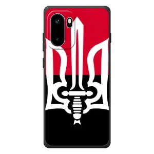 Чехлы УПА (Красно-Чёрный) на OnePlus Ace 6 (Герб Украины)