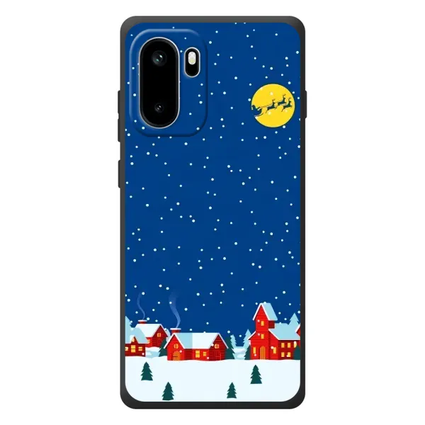Чехол с рисунком «Город в снегу» для OnePlus Ace 6 Чехол с рисунком «Город в снегу» для OnePlus Ace 6