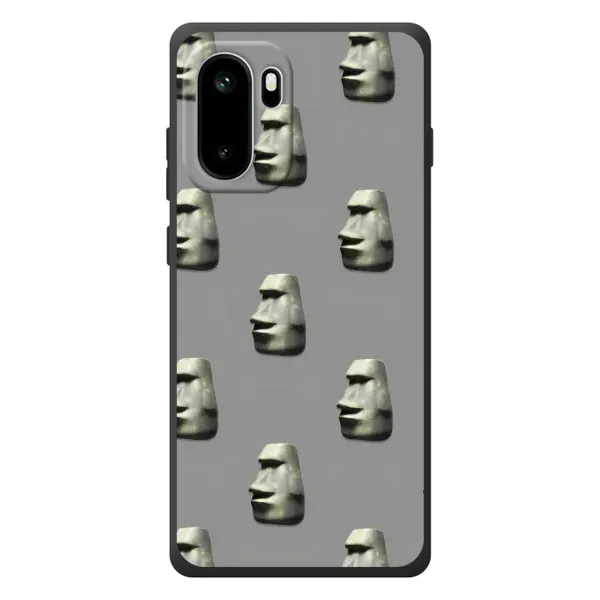 Чехол с рисунком «Каменное лицо» для OnePlus Ace 6 Чехол с рисунком «Каменное лицо» для OnePlus Ace 6