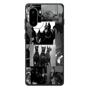 Чехол с рисунком «Коллаж Доберман» для OnePlus Ace 6