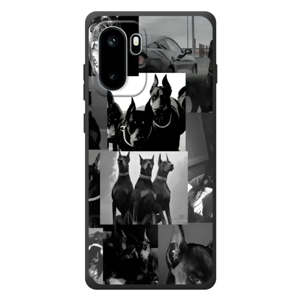 Чехол с рисунком «Коллаж Доберман» для OnePlus Ace 6 Чехол с рисунком «Коллаж Доберман» для OnePlus Ace 6