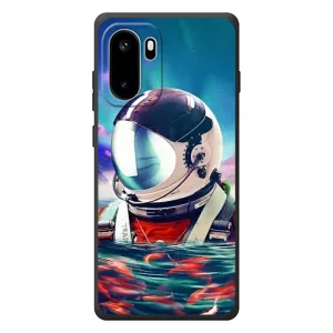 Силиконовый Чехол с принтом "Космонавты" на OnePlus Ace 6 (Космонавт в воде)