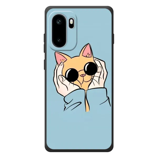 Чехол с рисунком «КОТИК в очках» для OnePlus Ace 6 Чехол с рисунком «КОТИК в очках» для OnePlus Ace 6