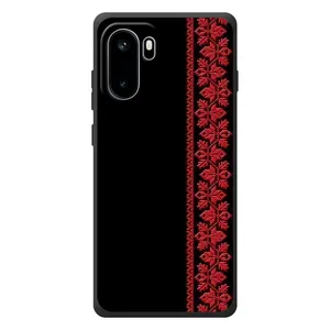 Силіконовый Чохол на OnePlus Ace 6 (Червона вишиванка)