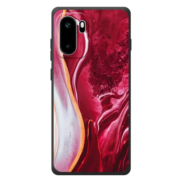 Чехол с рисунком «Красный мрамор» для OnePlus Ace 6 Чехол с рисунком «Красный мрамор» для OnePlus Ace 6