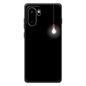 Чохол з картинками на чорному фоні для OnePlus Ace 6 (Лампочка)